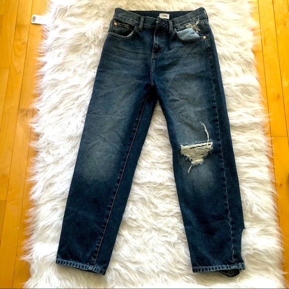 M1858 classic straight leg high waisted jeans size 4/27 - Picture 2 of 9